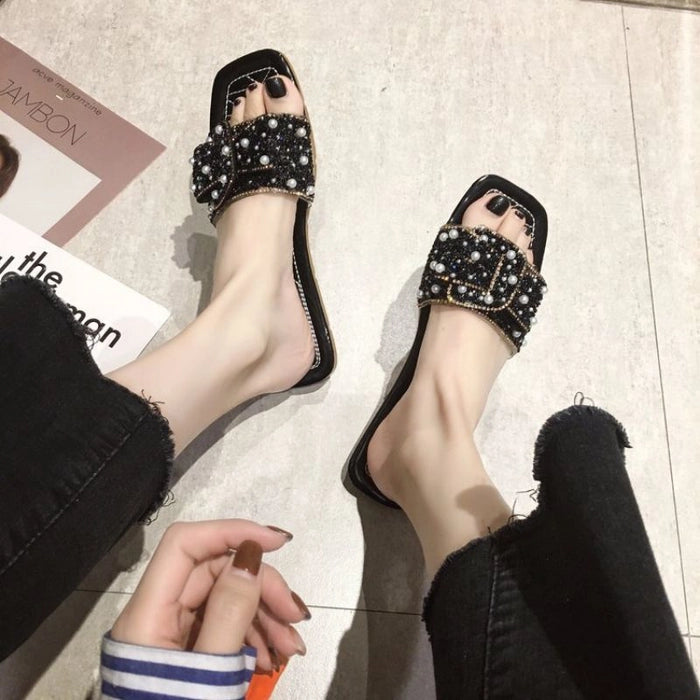 Zenith Embellished Flats – VÈRV LABEL®