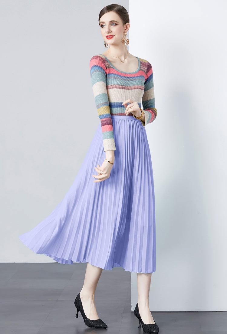 Meadow Pleated Skirt Set