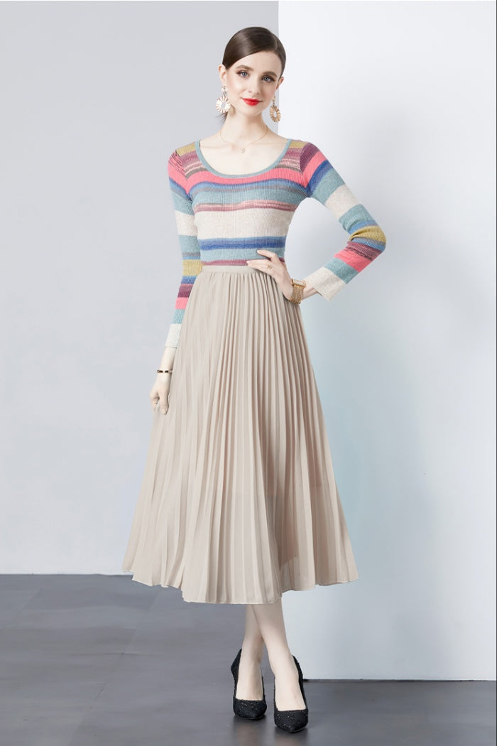Meadow Pleated Skirt Set