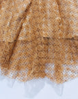 Beige Polka Dots High Waist Dress