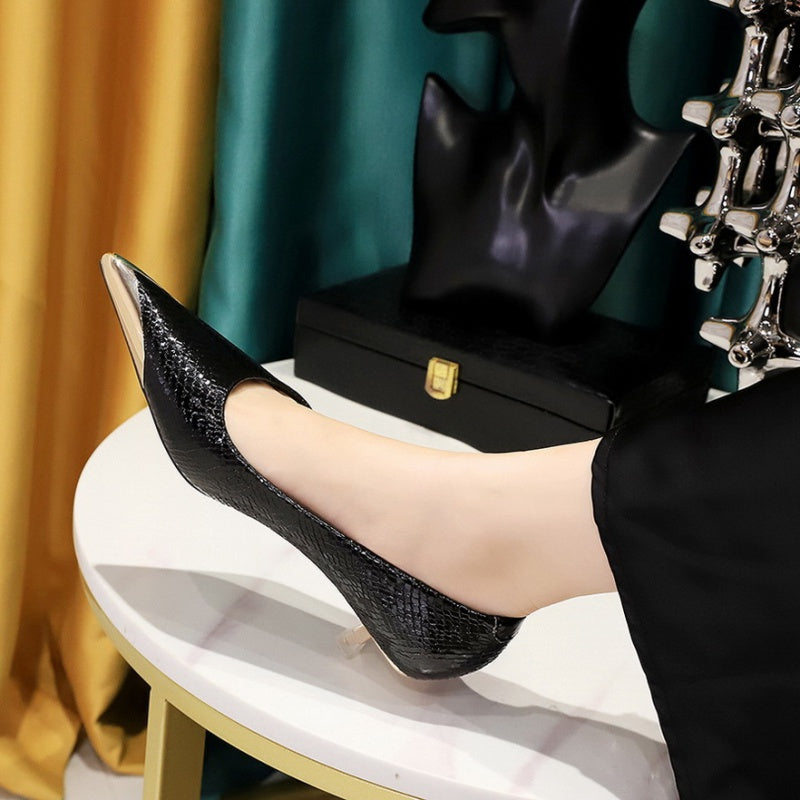 Madison Textured Kitten Pumps