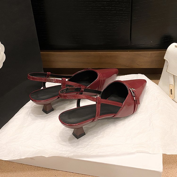 Lucia Sling Back Kitten Heels