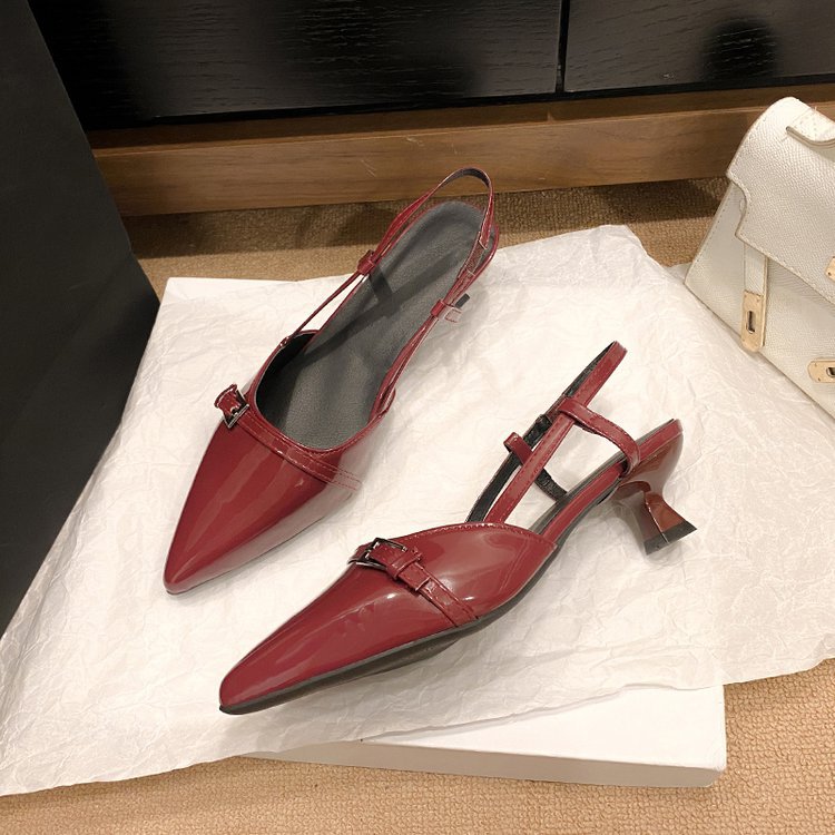Lucia Sling Back Kitten Heels