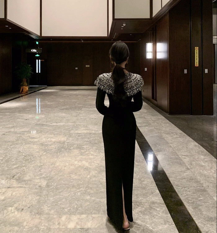 Vivian Long Black Dress