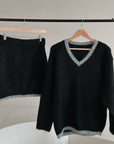 Knit Sweater and skirt set