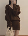 Knit Sweater and skirt set