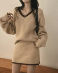 Knit Sweater and skirt set