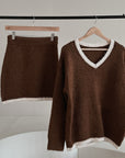 Knit Sweater and skirt set