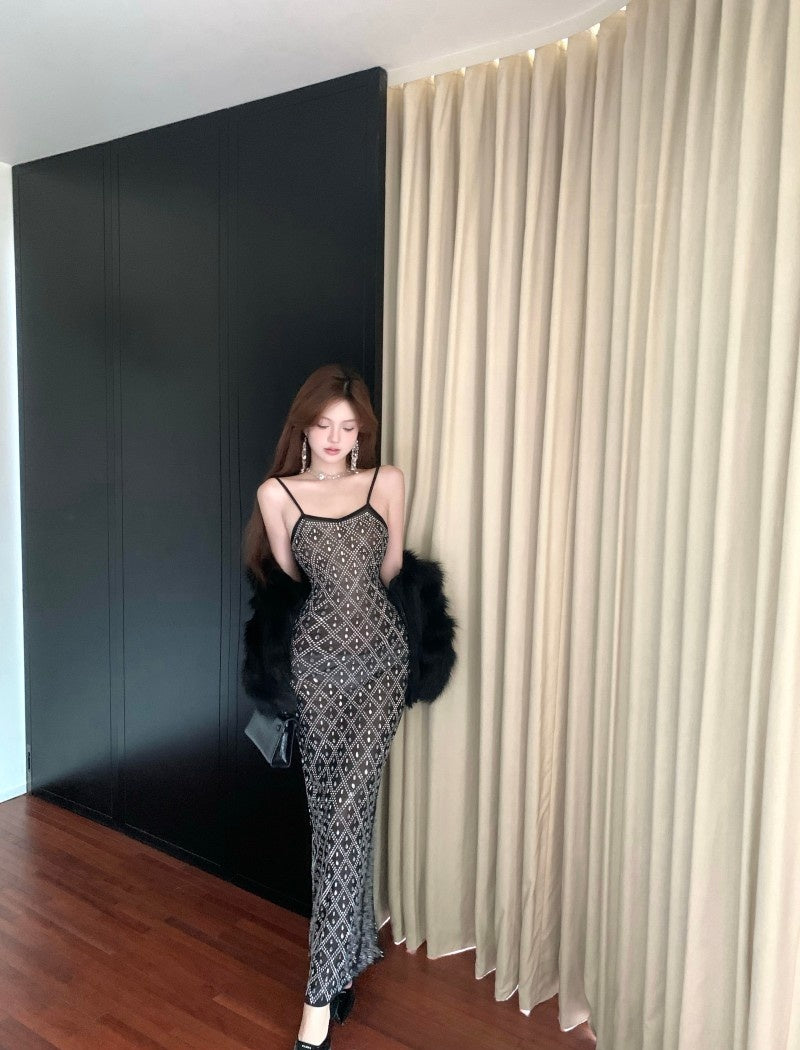 Clara Rhinestone Dress