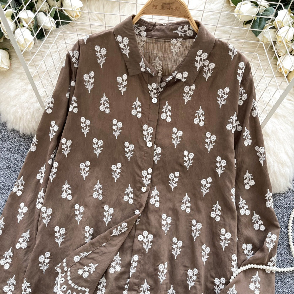 Maisie Cotton Embroidery Shirt