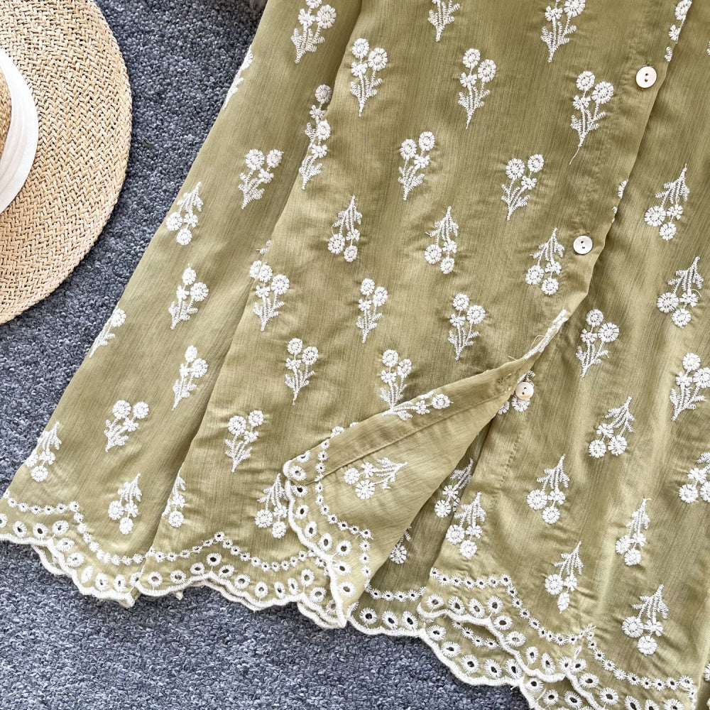 Maisie Cotton Embroidery Shirt