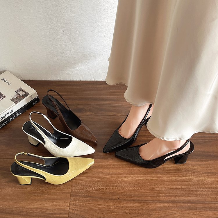 Sling Back block heels