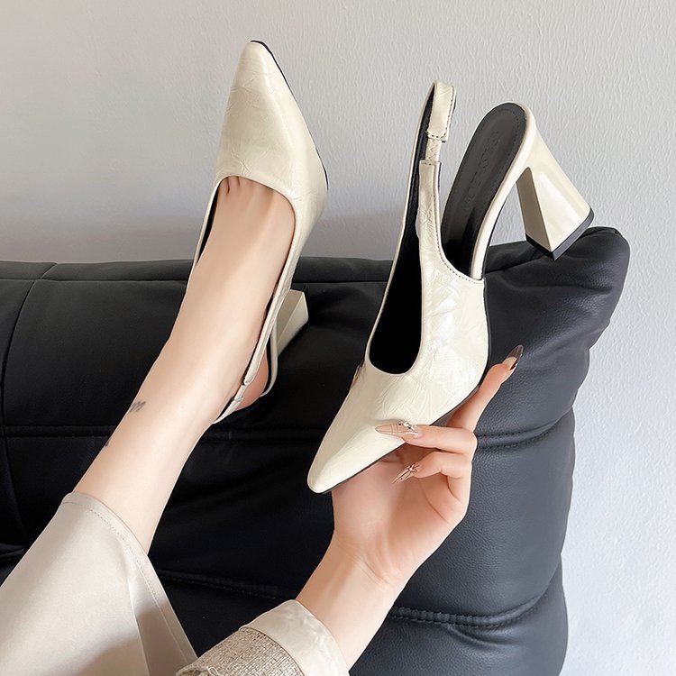 Sling Back block heels