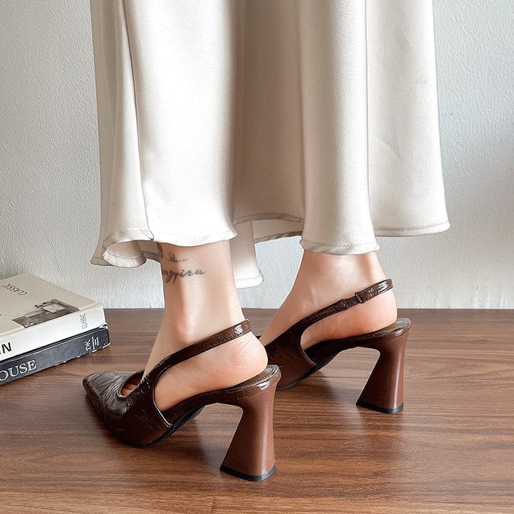 Sling Back block heels