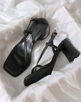 Open Toe Low Heel Sandal