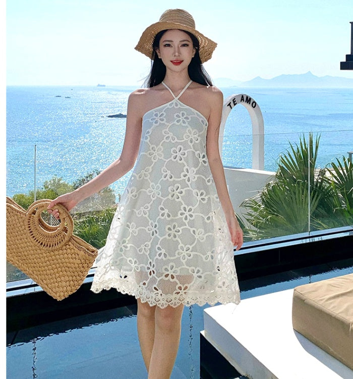 Demi Eyelet Dress
