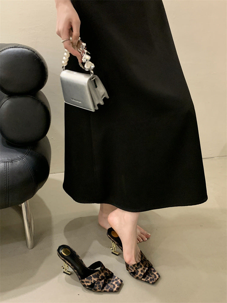 Saint Laurent Open Toe High Heels Pattern 3