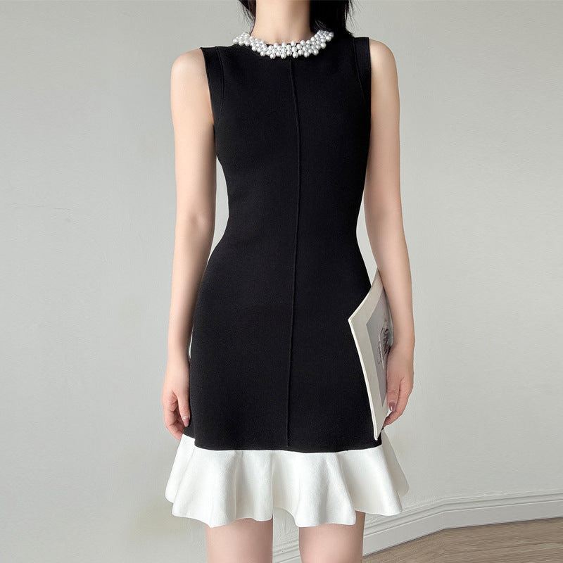 VERV Sondra Pearl Knit Short Dress