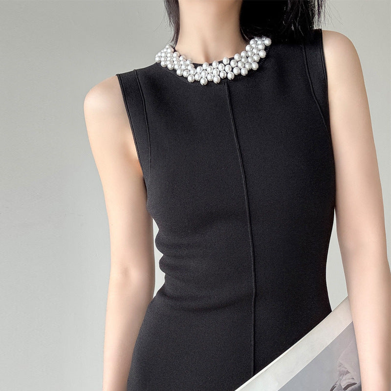 VERV Sondra Pearl Knit Short Dress