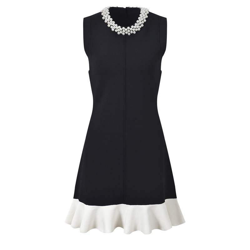 VERV Sondra Pearl Knit Short Dress