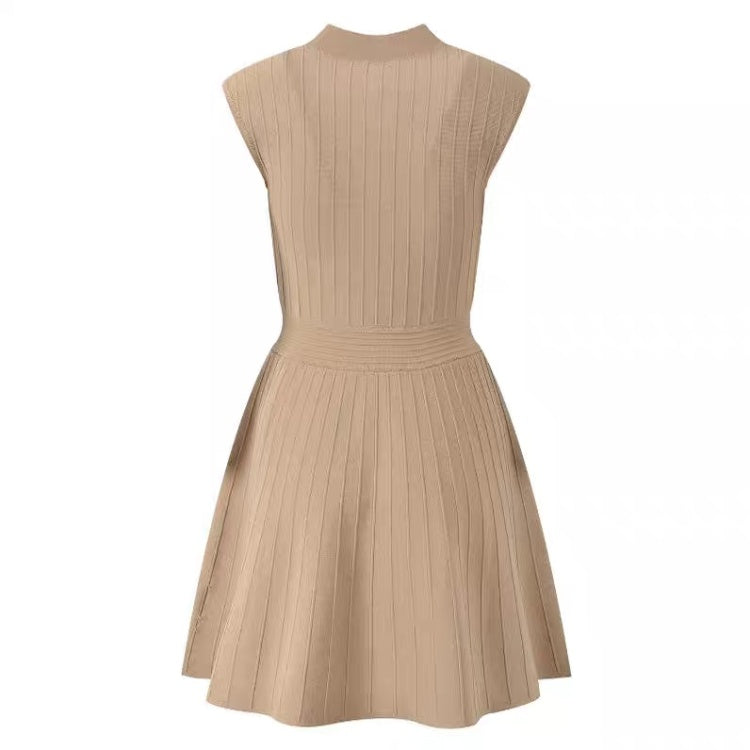 Lilliana Pleated Knit Dress