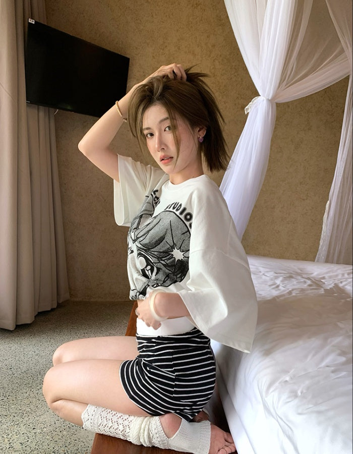 Kozu Y2K Anime Loose T-Shirt