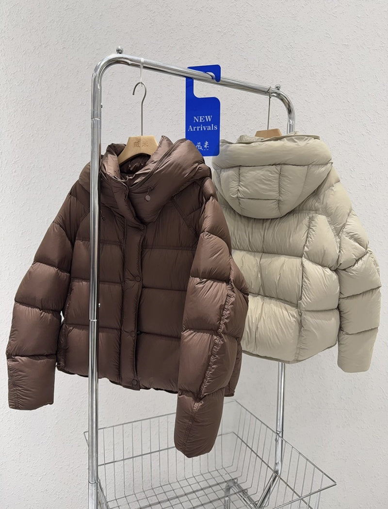 puffer bomber jacket with hoodie for winters