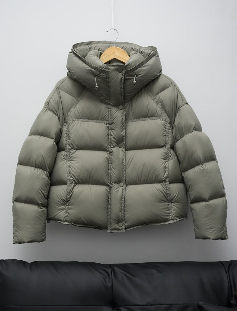 puffer bomber jacket with hoodie for winters