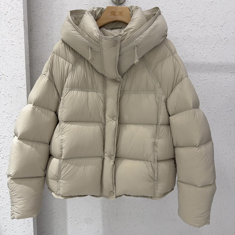 puffer bomber jacket with hoodie for winters