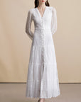 White Lace Maxi Dress