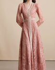 red lace pretty maxi dress