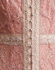 red lace pretty maxi dress