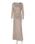 Callie Luxe Fold Dress