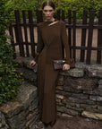 Callie Luxe Fold Dress