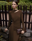 Callie Luxe Fold Dress