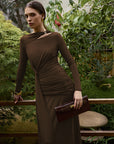 Callie Luxe Fold Dress