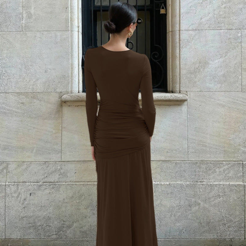 Callie Luxe Fold Dress