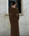 Callie Luxe Fold Dress
