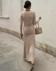 Callie Luxe Fold Dress