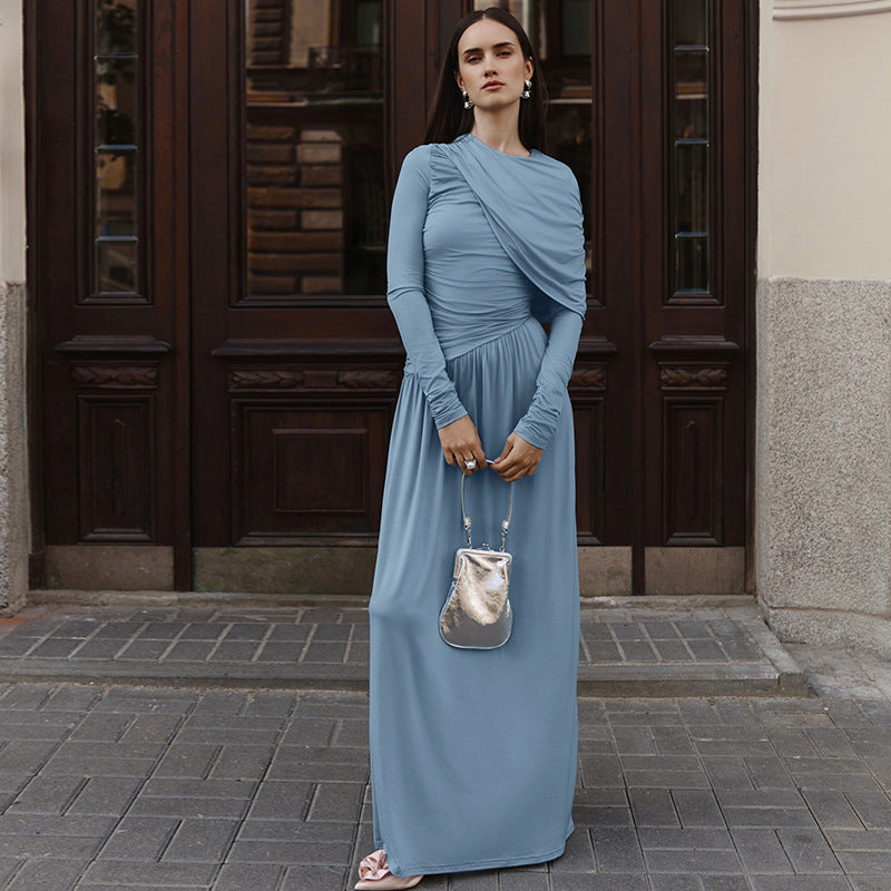 Cinched Waist Maxi Dress