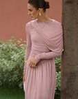 Cinched Waist Maxi Dress