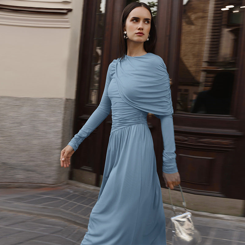 Cinched Waist Maxi Dress