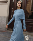 Cinched Waist Maxi Dress