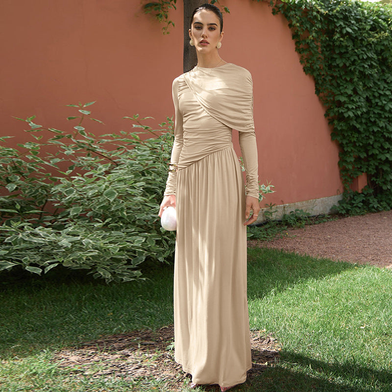 Cinched Waist Maxi Dress