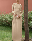 Cinched Waist Maxi Dress