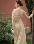 Cinched Waist Maxi Dress