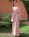 Cinched Waist Maxi Dress