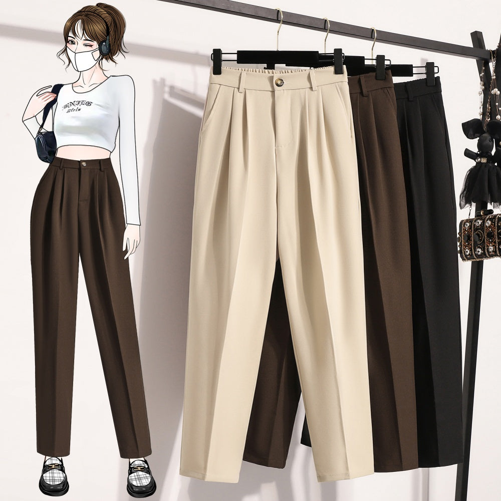 HIgh Waist Korean Ankle Pants
