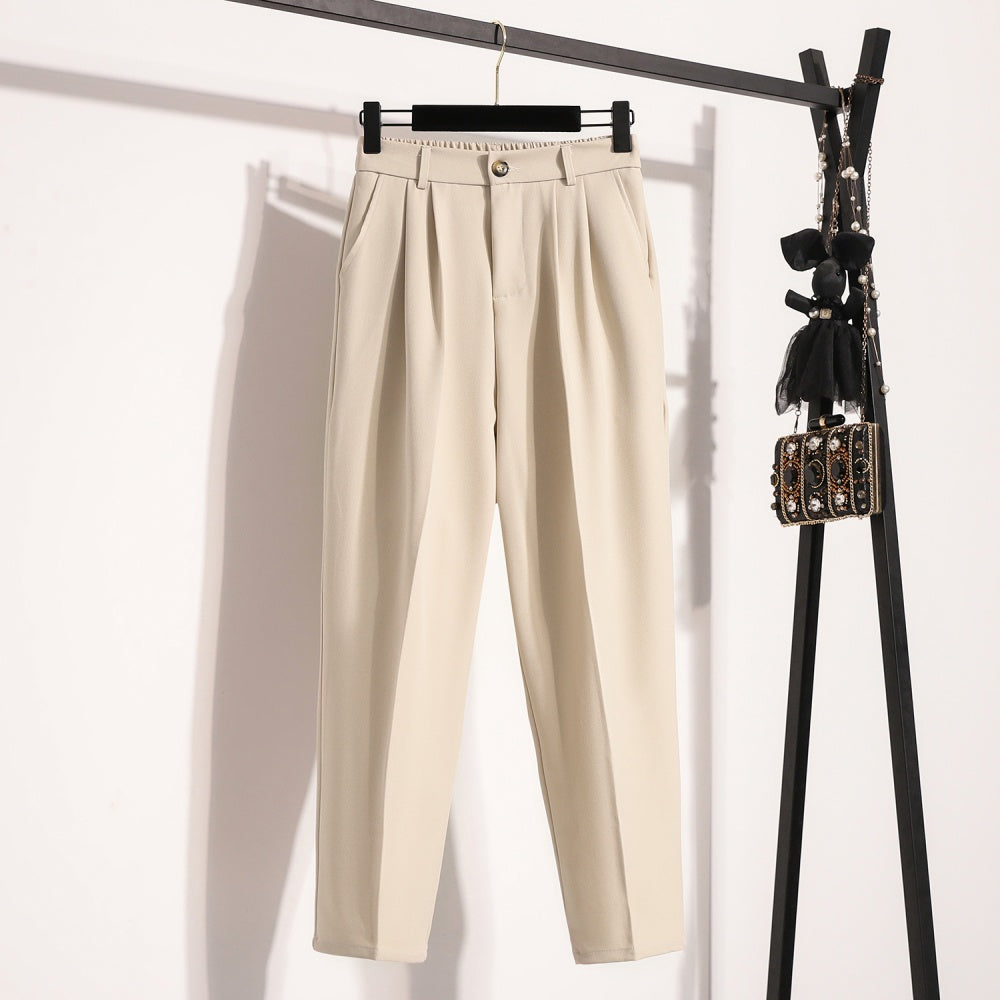 HIgh Waist Korean Ankle Pants
