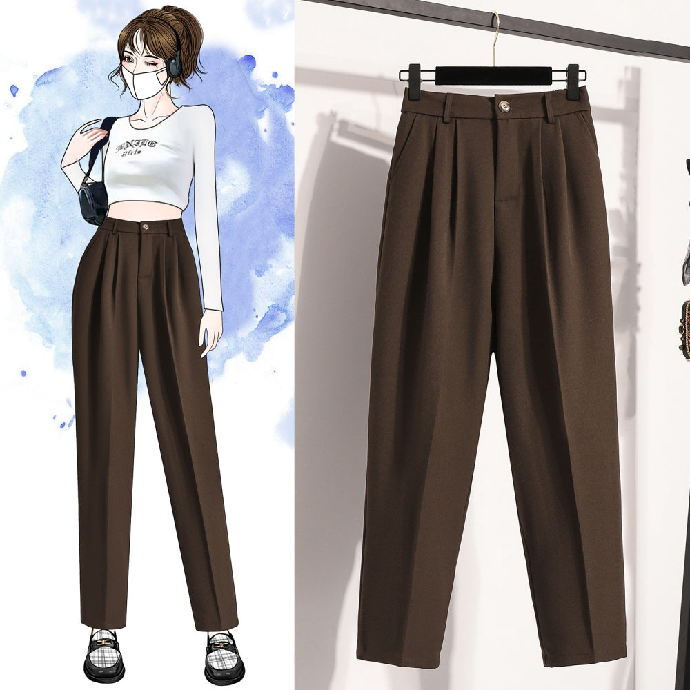 HIgh Waist Korean Ankle Pants